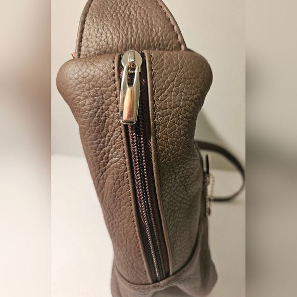 Women's Large Dark Brown Purse w/Multi Compartments EUC - Picture 7 of 16